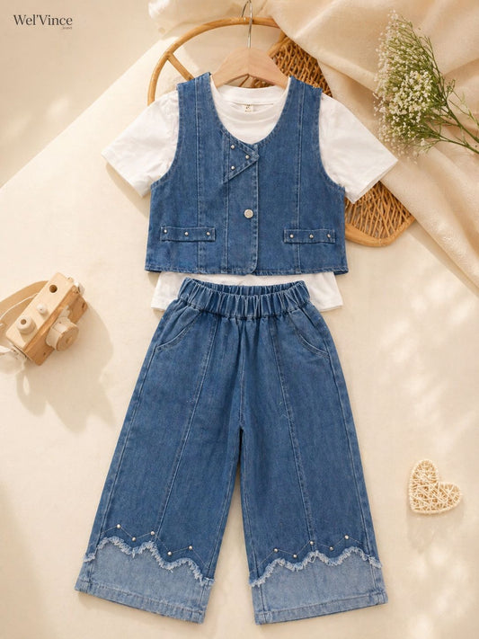 Denim Statement Co-Ord Set