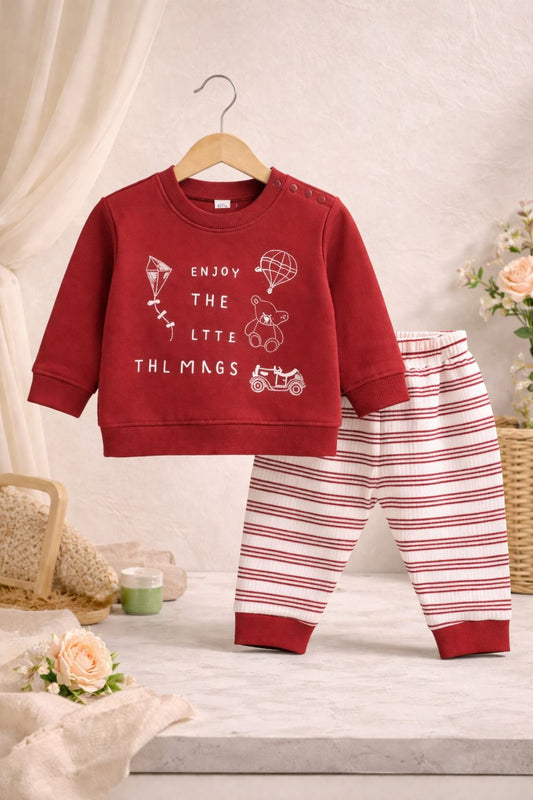 Kids Stylish Graphic Co-ord Set for Daily Wear