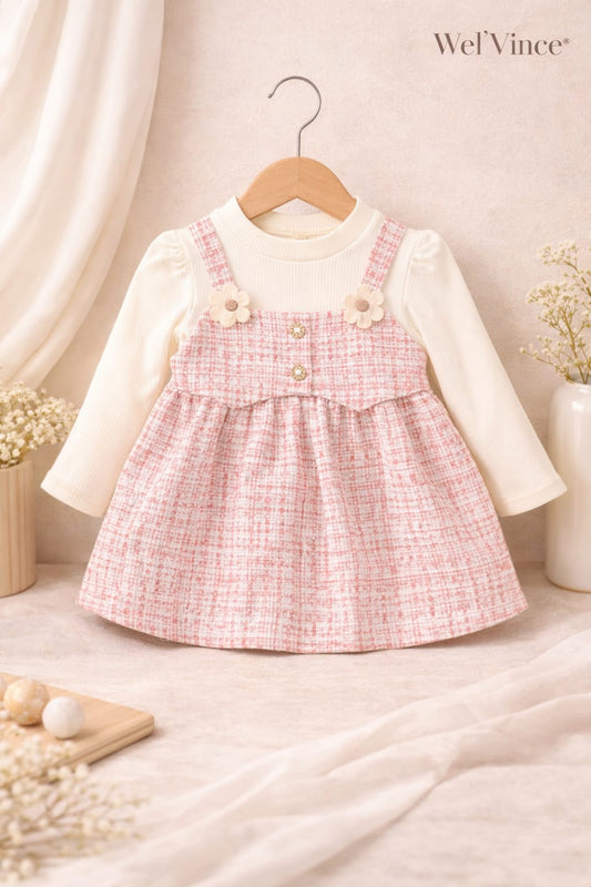 Little Bloom Textured Frock