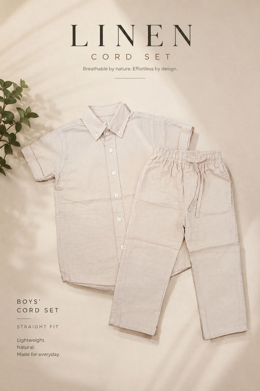 Linen Shirt & Tailored Lower Set