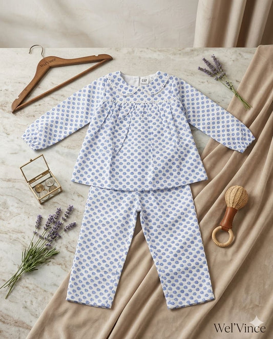 Little floral cord set girls