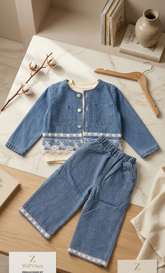 ELARA LUKE DENIM CORD SET