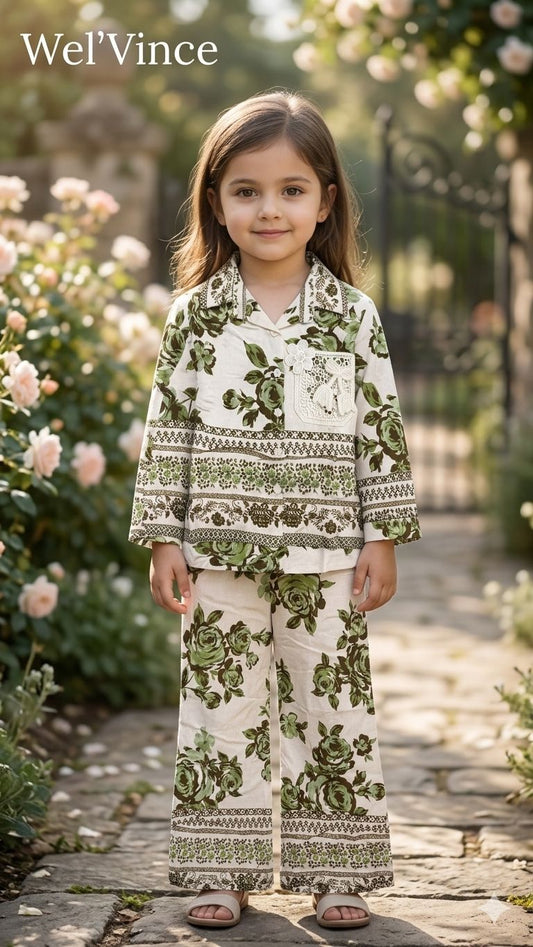 OLIVE BLOOM CORD SET