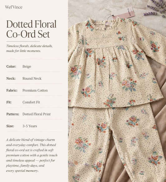 Baby floral grace cord set