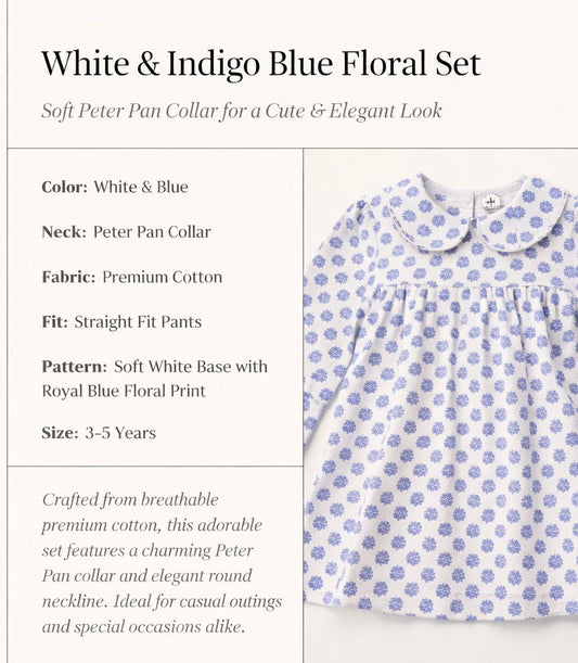 Little floral cord set girls
