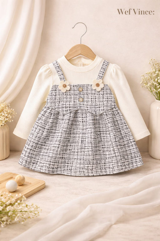 Little Bloom Textured Frock
