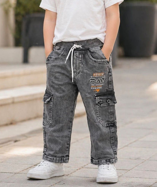 Boys Cargo Denim Pants