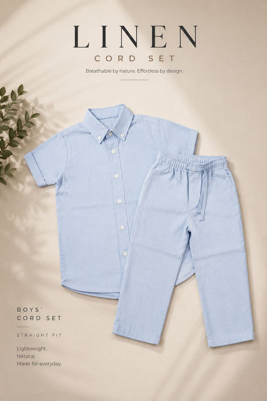 Linen Shirt & Tailored Lower Set
