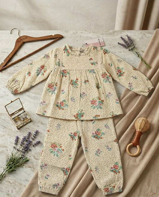 Baby floral grace cord set